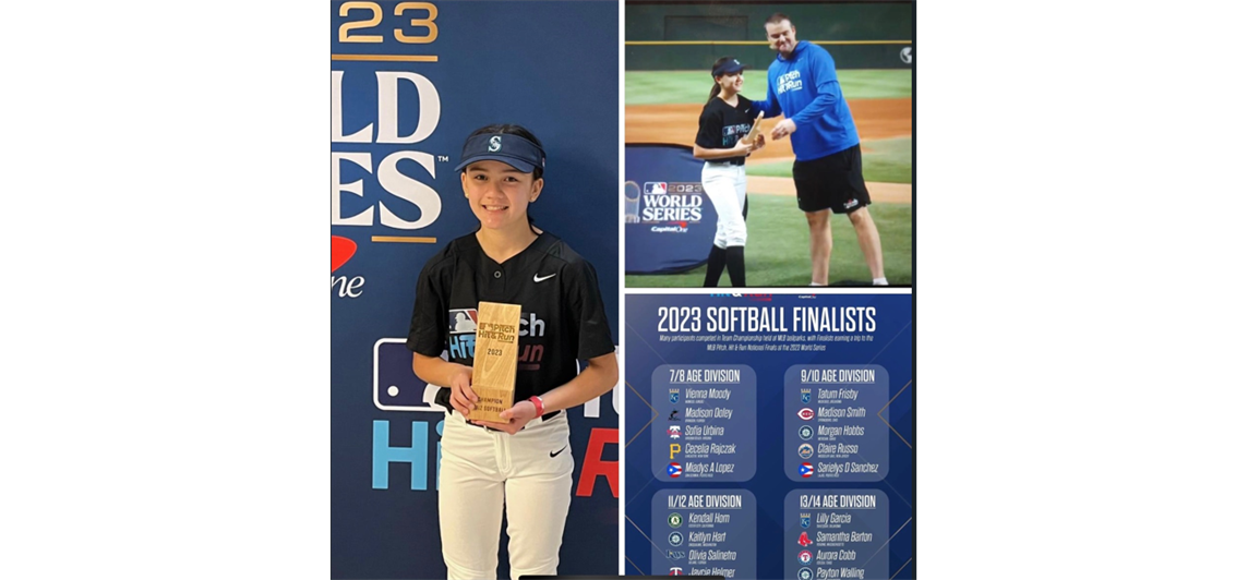SVLL Player Kaitlyn Hart Wins Pitch, Hit, & Run Competition